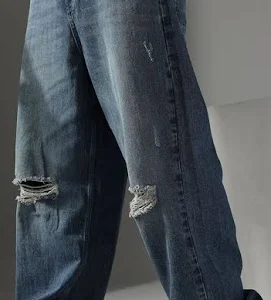 Men Jeans || Baggy Fit Jean's for Man || Loose Fit High Rise Denim || Stretchable Casual Wear Jean,s